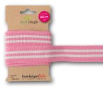 Bio Stripe Me - College Col. 55 - rosa scuro/meringa - Life Loves You - Hamburger Liebe